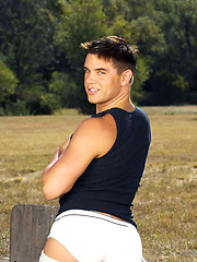 Guy Parker posing naked outdoors by Colt Studio image #5