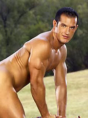 Hot brunette bodybuilder Matthias Vannelli naked by Colt Studio image #6