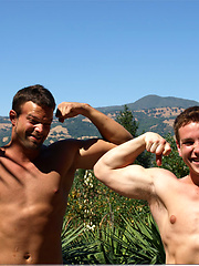 Dylan McLovin  and Ricky M wanking and kissing cocks by Nextdoor Buddies image #4