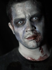 When Eric Pryor gets involved in a Halloween orgy with Caleb Strong, Derek Atlas and Paul Wagner by Randy Blue image #5