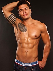 Dante Ferraro jerks his big meaty cock, works his sensitive nipples, then fucks Fleshjack by Randy Blue image #8