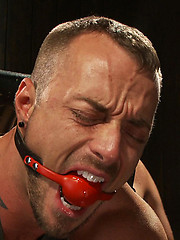 Josh West ties up super hunk Jessie Colter and fucks the screaming boy with his giant cock. by Bound Gods image #9
