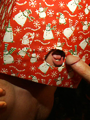 Brian Bonds gets gang banged and bukkake during an Xmas party. by Bound in Public image #11