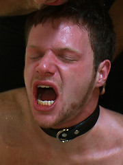 Brian Bonds gets caught in a piss and cum fest. by Bound in Public image #8