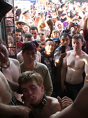 Noah Brooks is dragged through the streets, bound, beaten and pissed on. by Bound in Public image #7