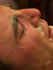 Studly shoplifter gets an eggplant up his ass and a face full of cum at a fruit stand. by Bound in Public image #10