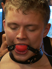 Micah Andrews gets used and humiliated at Stompers Boots. by Bound in Public image #10