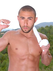 Alberto Jose jacking off cock by Alpha Male Fuckers image #5