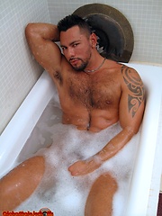 Muscle hairy hunk Tiko cums by Alpha Male Fuckers image #8