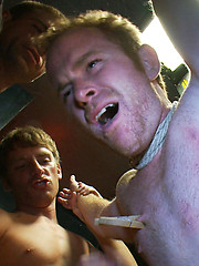 Hot Gym Trainer Gets Tied up and Gang Fucked in a Porn Store. by Bound in Public image #10
