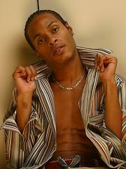 Hot skinny black boy Tonio jacking off his big cock by Black Stud Society image #5
