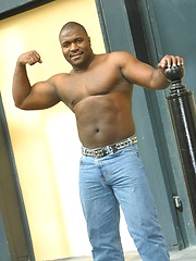 Big ebony man Allen Ray by Black Stud Society image #6