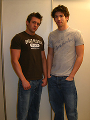 Blake and Drake jacking off dick by Nextdoor Buddies image #4