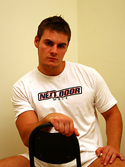 Muscled stud Brenden working out and strokes dick by Nextdoor Male image #6