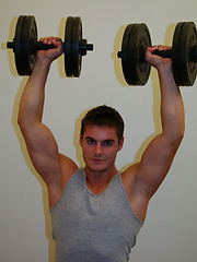 Muscled stud Brenden working out and strokes dick by Nextdoor Male image #6