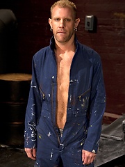 Jaxon posing naked by Club Inferno image #5