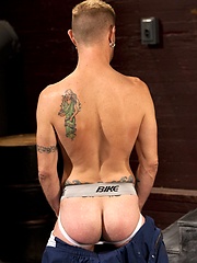 Jaxon posing naked by Club Inferno image #5