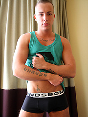 Hungarian blondy David Circus and that fat uncut cock by Bentley Race image #4