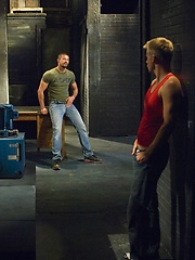 Muscle man Kyle King fucks Cameron Marshall by Hot House Backroom image #5