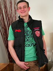 Young Footballer Brad King - Firm Bodied with a Long and Very Hard Erect Uncut Cock! by English Lads image #5