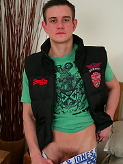 Young Footballer Brad King - Firm Bodied with a Long and Very Hard Erect Uncut Cock! by English Lads image #5