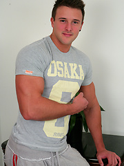Big Uncut Stud Drew Daniels gets Massaged & Receives his First Hand Job from a Guy by English Lads image #7