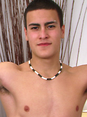 Hunky Young Personal Trainer Dilon Santos Showing off his Very Hard Uncut Erection by English Lads image #5