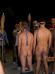 College boys circle jerk on another boy by HazeHim image #3
