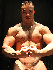 Massive Max Hilton flexes and strips for Ben by Bentley Race image #5