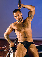 Hairy muscled macho Steve Cruz by Hairy Boyz image #4