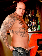 Tattooed bald guy Devil by Scary Fuckers image #5
