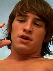 Cute latin twink Mariano Gomez jacking off dick by Boyz Party image #7