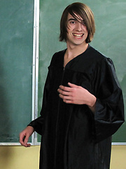 Hot twink Spencer and his see-through gown charm teacher into sex by TeachTwinks image #6