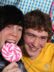 Tyler Bolt and Josh Bensan hooking up with a lollipop and nice meaty cocks! by LollipopTwinks image #5