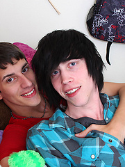 The blind date soon leads to the bedroom with two wild twinks looking for sex! by LollipopTwinks image #6