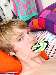 Tyler Hollis gets his nice little ass ready for the humongous cock of Kain Lanning! by LollipopTwinks image #5
