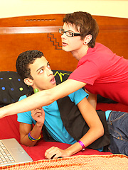 Twinks getting blowjob lessons by LollipopTwinks image #5