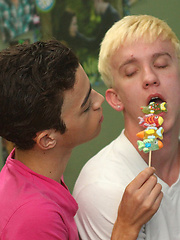Jordan Ashton will have to work up a sweat with Dustin Cooper to burn off that candy! by LollipopTwinks image #5