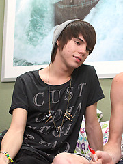Kyler Moss had a rough day at school and Preston Andrews shows him a few it gets better videos! by LollipopTwinks image #5