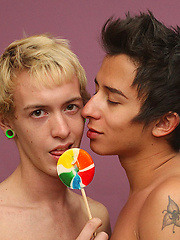 Chris pounds Daniel`s tight hole in a few positions, even almost lifting him off the bed during missionary! by LollipopTwinks image #5