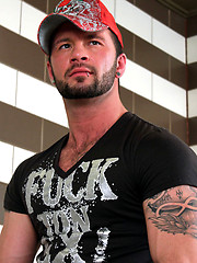 Dereck jacking off his boner by Maskurbate image #8