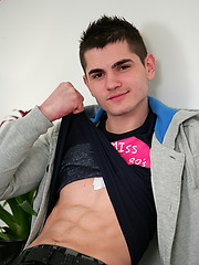 Cheeky & Toned Athlete George Showing off His Uncut Cock! by English Lads image #5