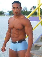 Emilio Santana, hot latino bodybuilder by Muscle Hunks image #7
