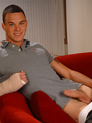 Nice looking college stud shows sexy butt by Next Door Twink image #5