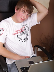 Tall strong boy jacking off and spread his ass by Czech Boys image #5