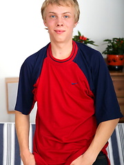 Blond teen boy shows butt and cock by Czech Boys image #5