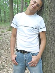 Bisex boy naked outdoors by Czech Boys image #6