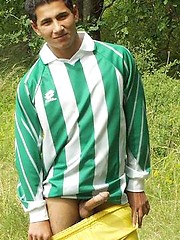 Hot straight boy posing outdoors by Czech Boys image #6