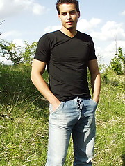 Czech boy jerking off outdoors by Czech Boys image #7