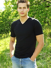 Czech boy jerking off outdoors by Czech Boys image #7